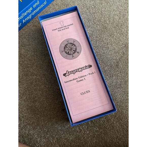 New 2004 Karmel Games Anagramania Board Game Junior Edition Clue Pack 1 - Picture 4 of 4